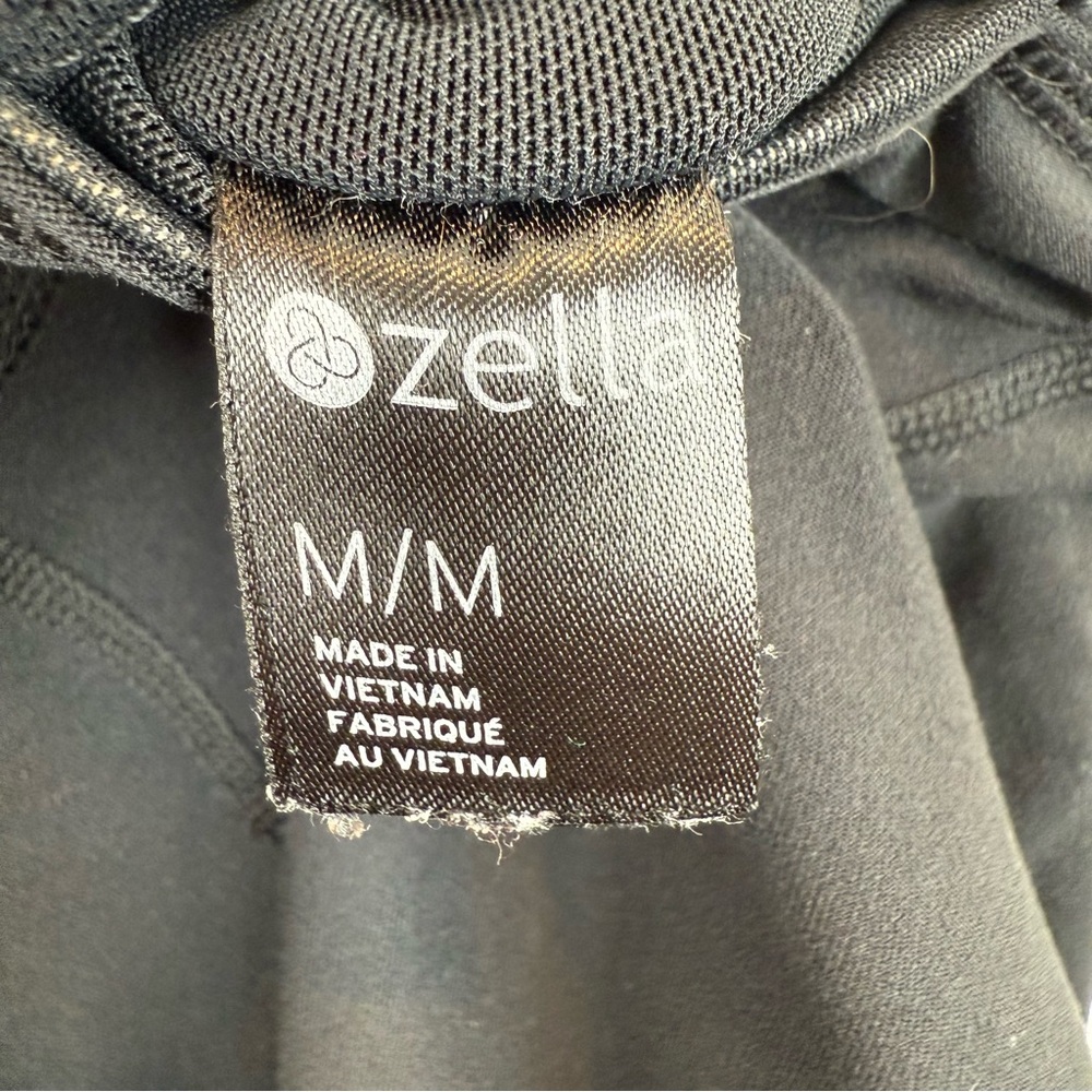 Zella Black Leggings Medium 27" - Picture 6 of 7